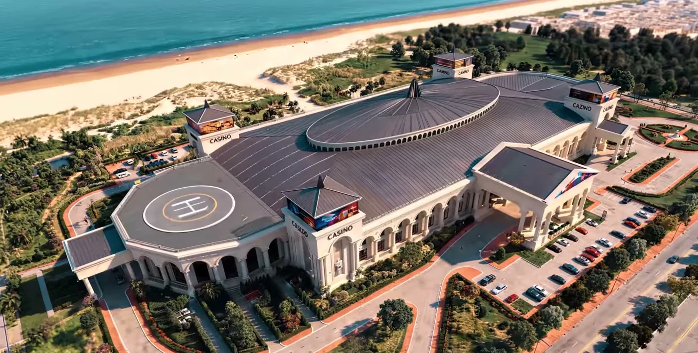 How the complex is shown in the ad video